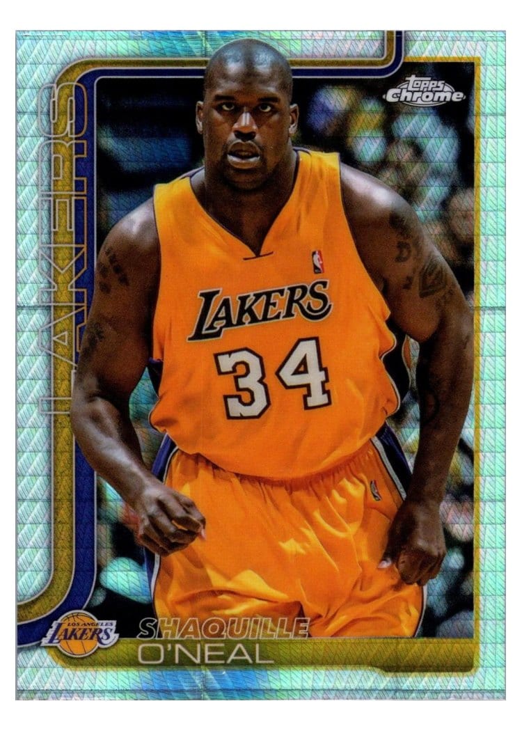 2025 Topps Chrome Shaquille O'Neal #242 card
