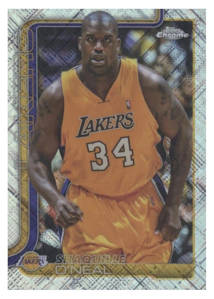 2025 Topps Chrome Shaquille O'Neal #242 card