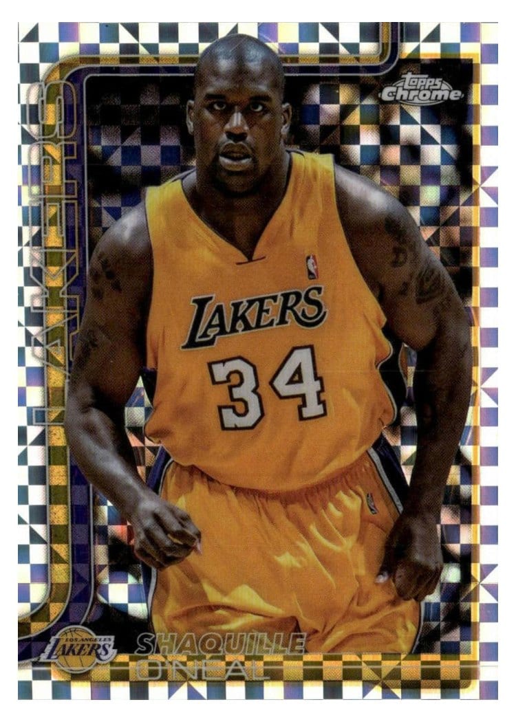 2025 Topps Chrome Shaquille O'Neal #242 card