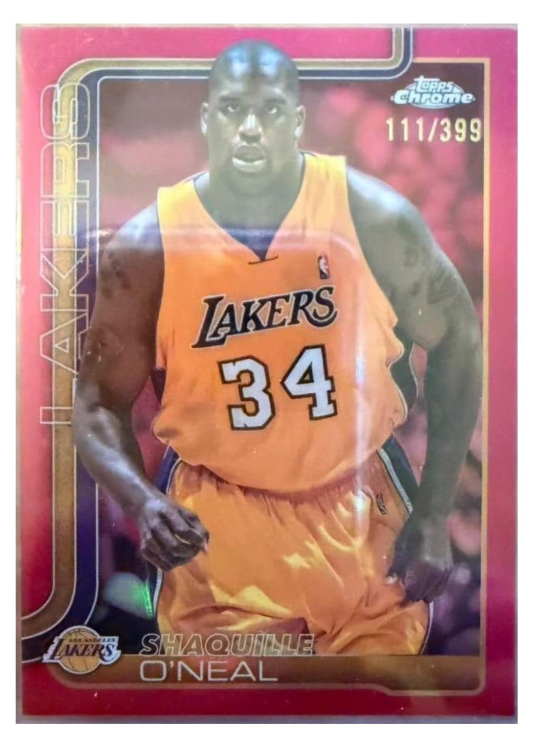 2025 Topps Chrome Shaquille O'Neal #242 card