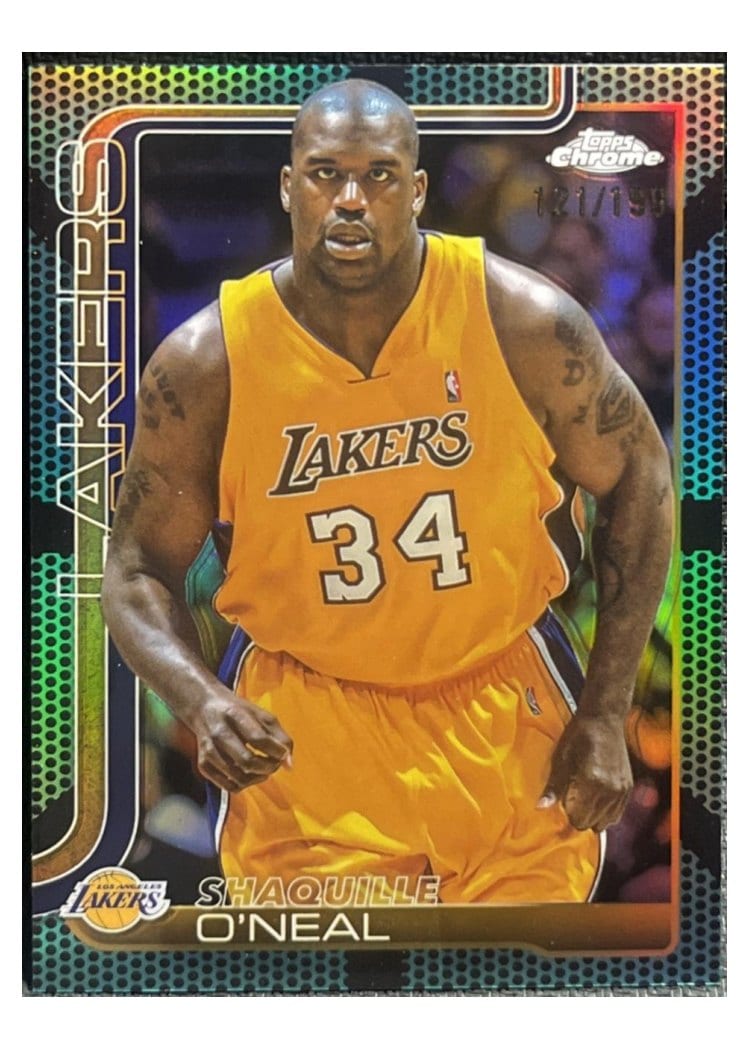 2025 Topps Chrome Shaquille O'Neal #242 card
