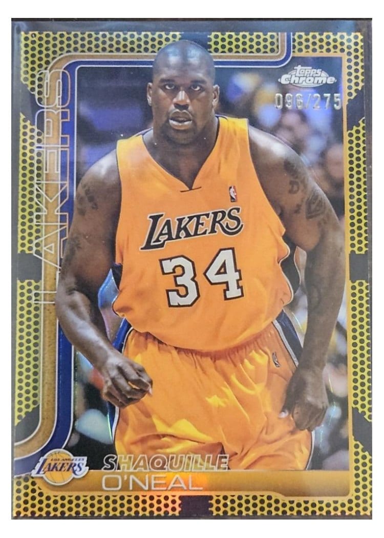 2025 Topps Chrome Shaquille O'Neal #242 card