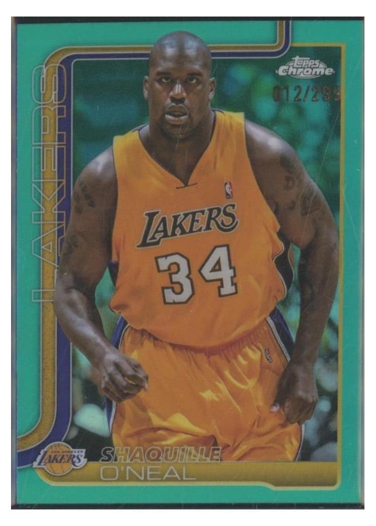 2025 Topps Chrome Shaquille O'Neal #242 card