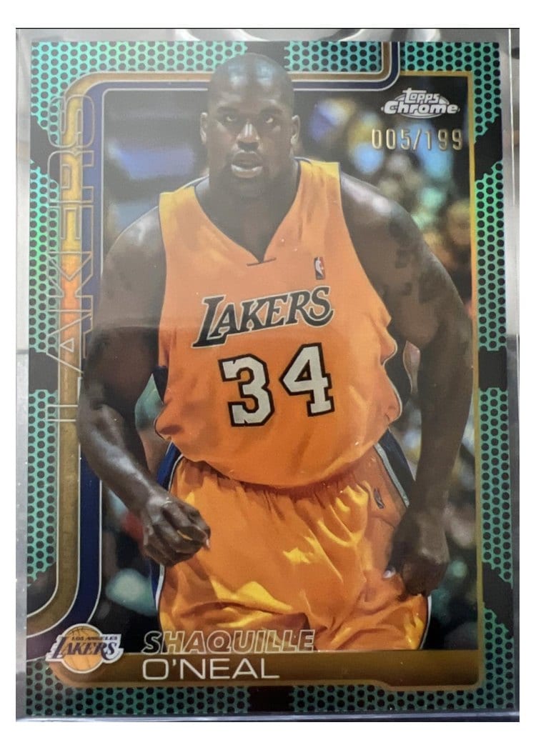 2025 Topps Chrome Shaquille O'Neal #242 card