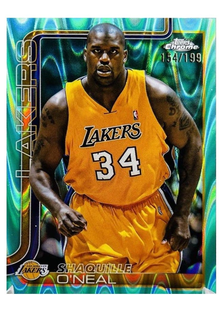 2025 Topps Chrome Shaquille O'Neal #242 card