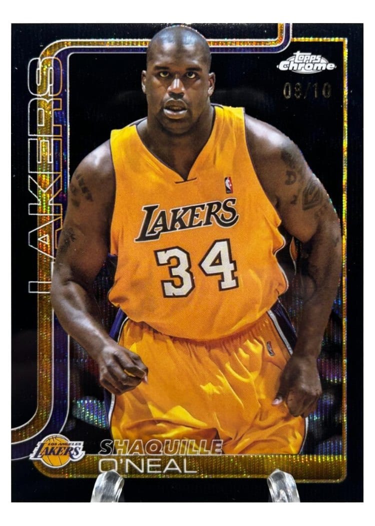 2025 Topps Chrome Shaquille O'Neal #242 card