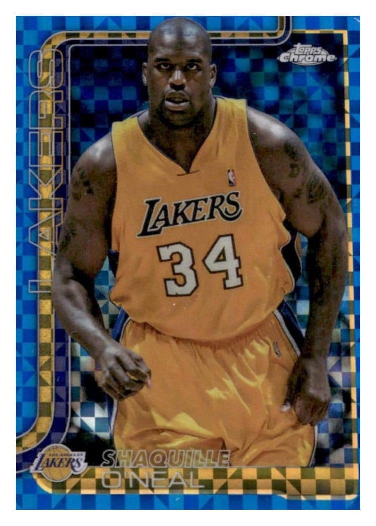 2025 Topps Chrome Shaquille O'Neal #242 card