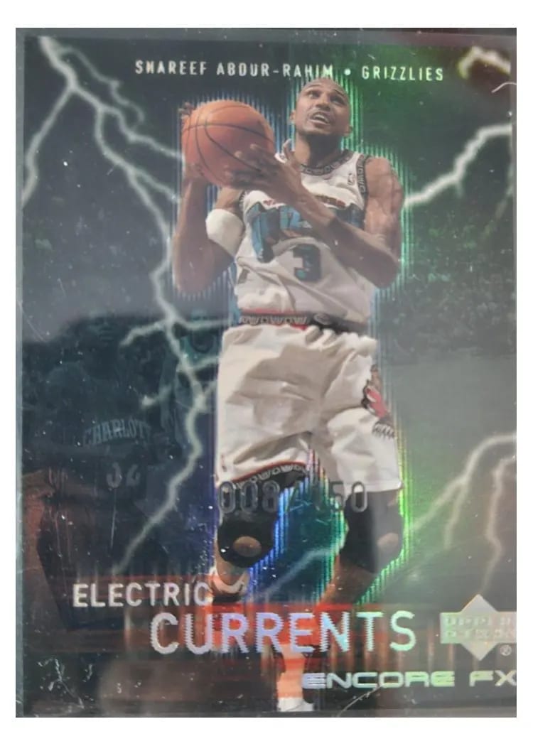 1999 Upper Deck Encore Electric Currents Shareef Abdur-Rahim #EC3 card