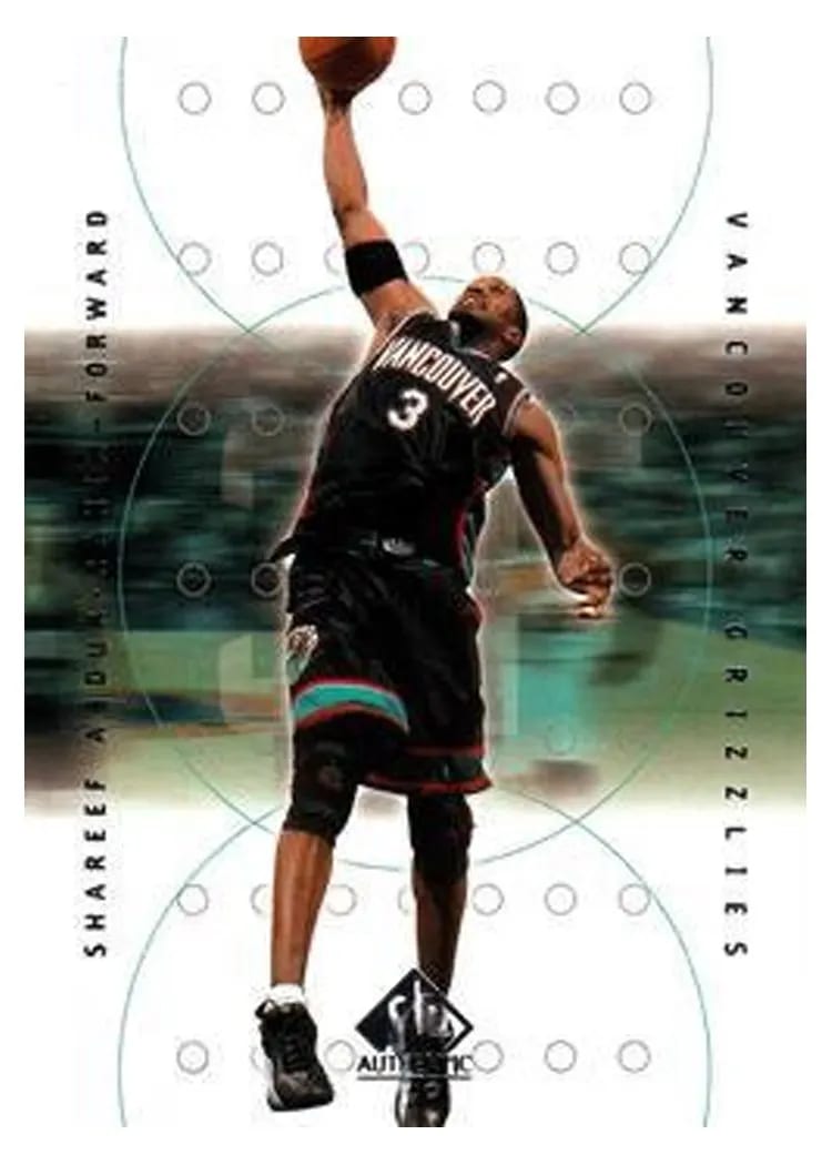 2000 SP Authentic Shareef Abdur-Rahim #85 card