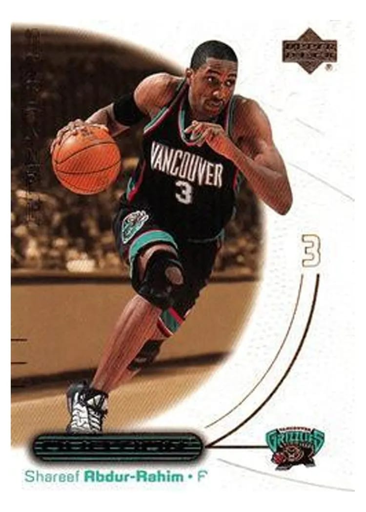 2000 Upper Deck Ovation Shareef Abdur-Rahim #57 card