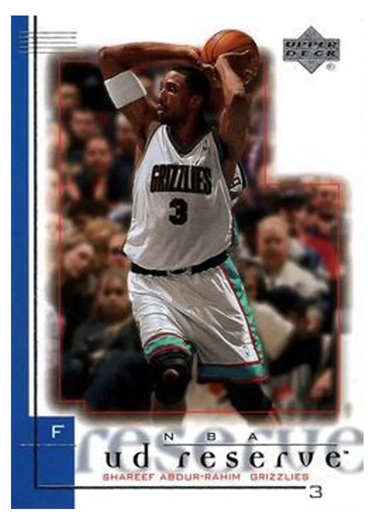2000 Upper Deck Reserve Shareef Abdur-Rahim #85 card