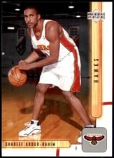 2001-02 Upper Deck Base Set Shareef Abdur-Rahim #5 card