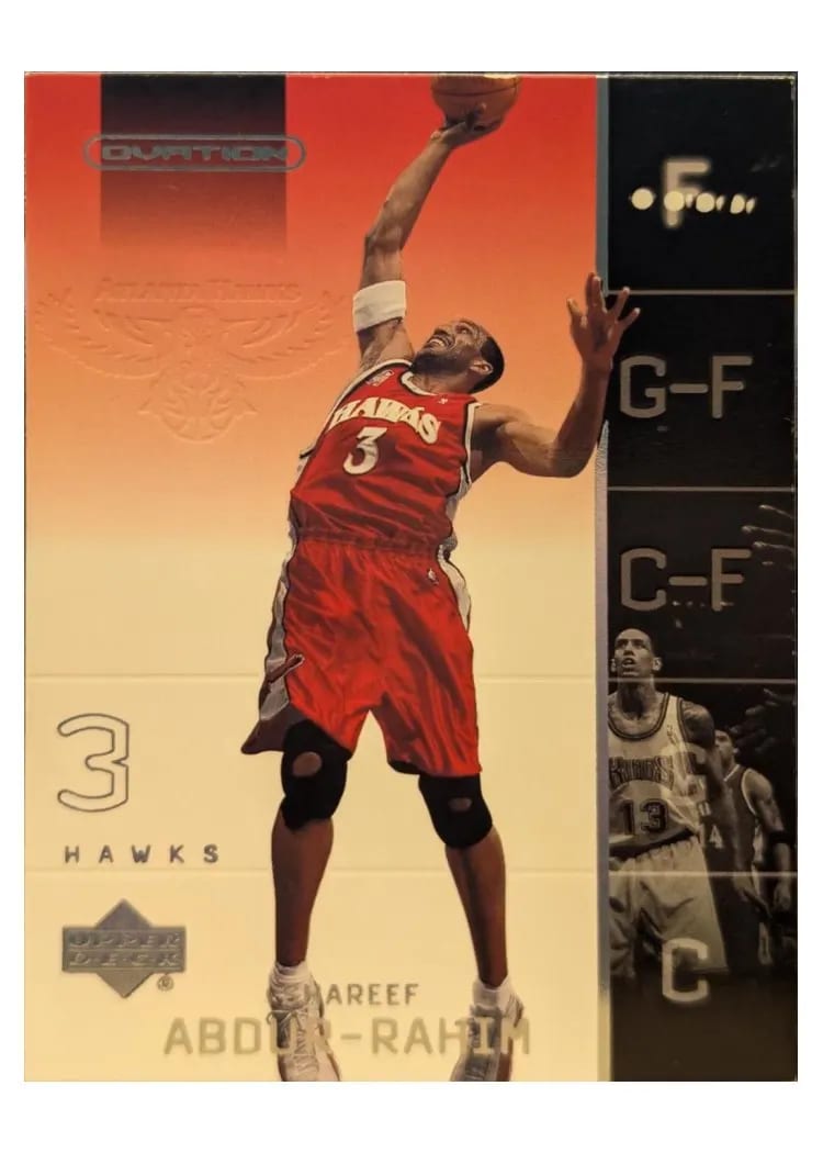 2002 Upper Deck Ovation Shareef Abdur-Rahim #1 card