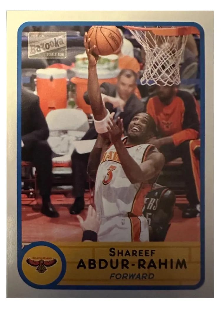2003 Bazooka Shareef Abdur Rahim #112 card