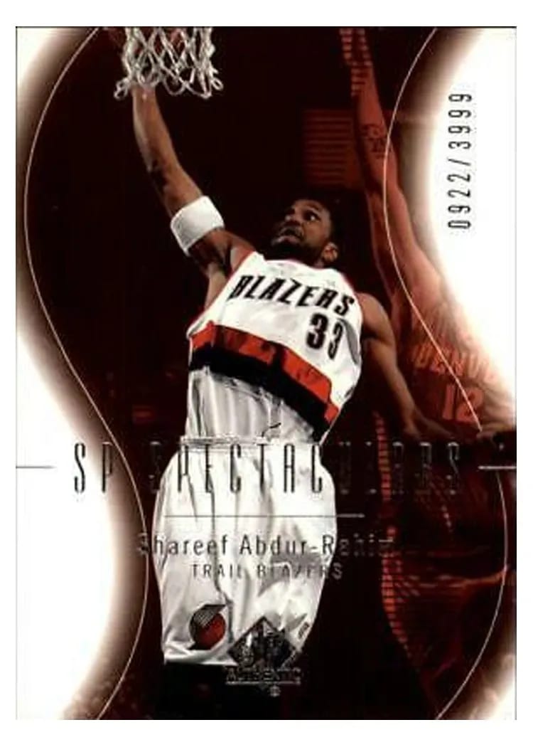 2003 SP Authentic Shareef Abdur Rahim #96 card