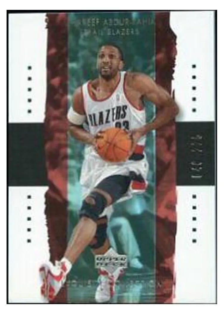 2003 UD Exquisite Collection Shareef Abdur Rahim #32 card