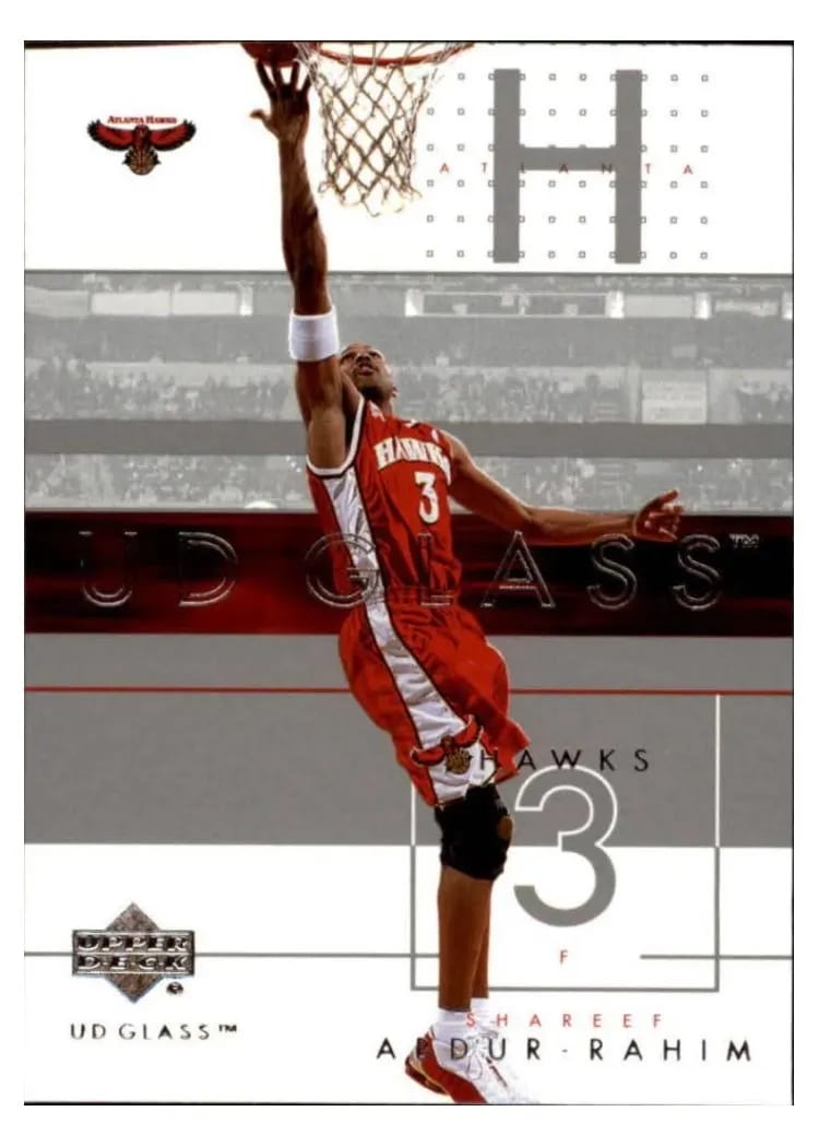 2003 Upper Deck Glass Shareef Abdur-rahim #1 card