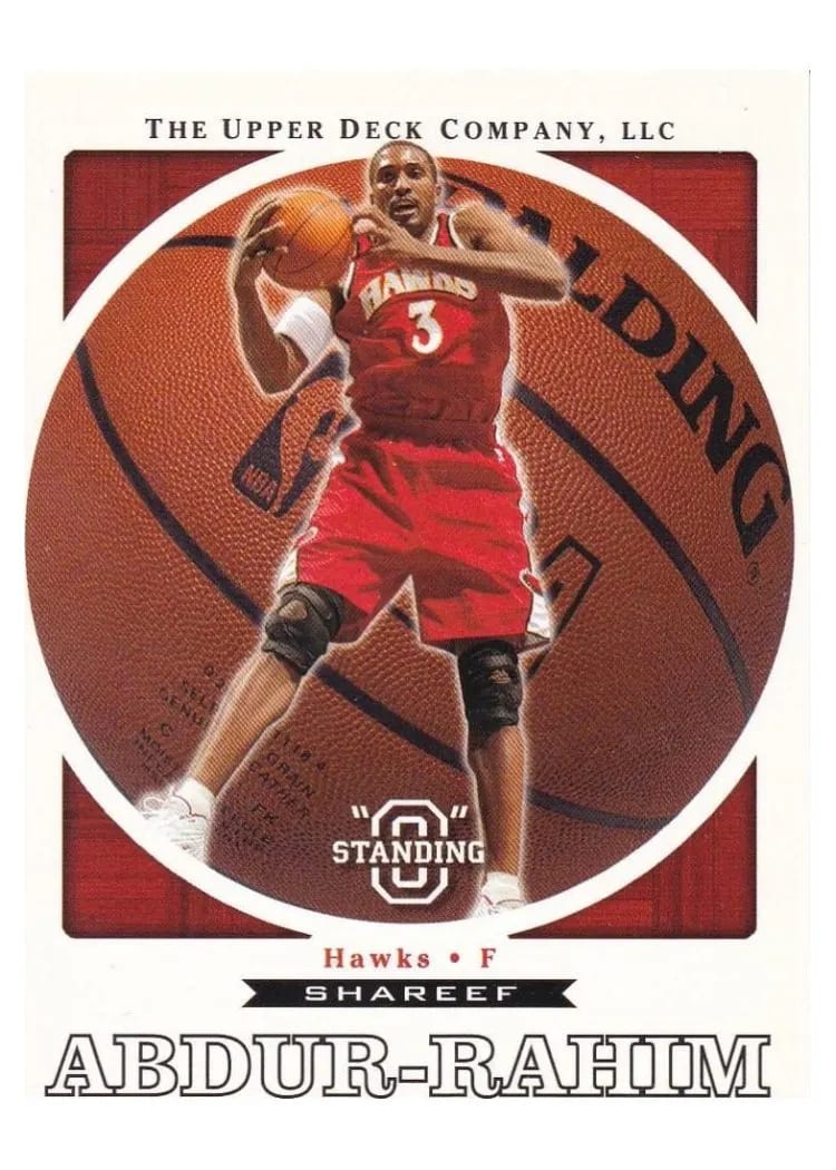 2003 Upper Deck Standing O Shareef Abdur-Rahim #1 card
