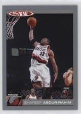 2004-05 Topps Total Base Set Shareef Abdur-Rahim #22 card