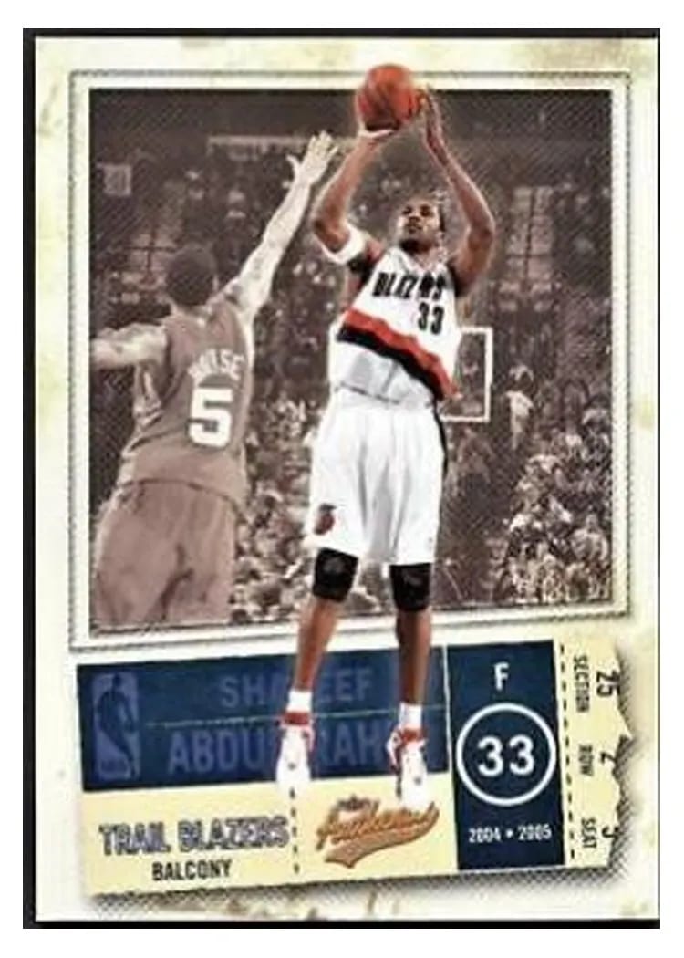 2004 Fleer Authentix Shareef Abdur Rahim #24 card