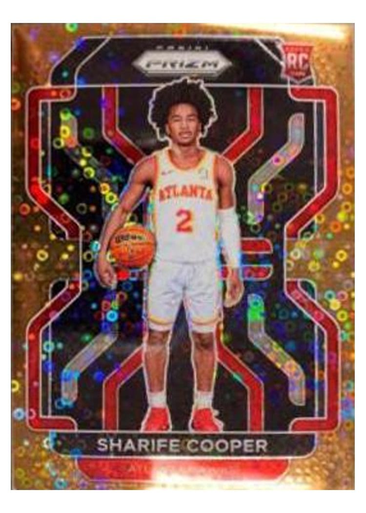 2021-22 Panini Prizm Base Set Sharife Cooper Fast Break Bronze Prizm #280 card