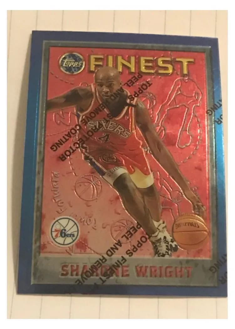 1995 Finest Sharone Wright #4 card