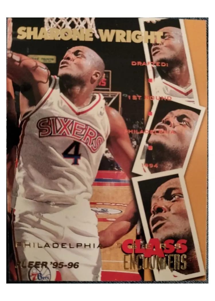 1995 Fleer Class Encounters Sharone Wright #20 card