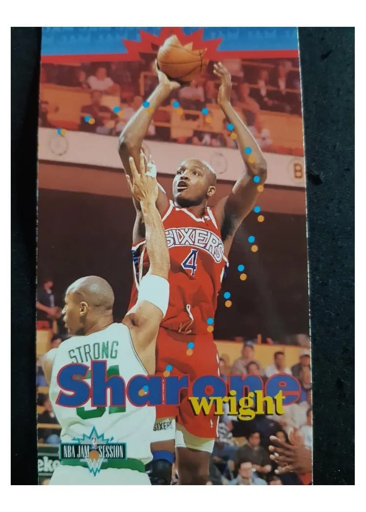 1995 Fleer Jam Session Sharone Wright #82 card
