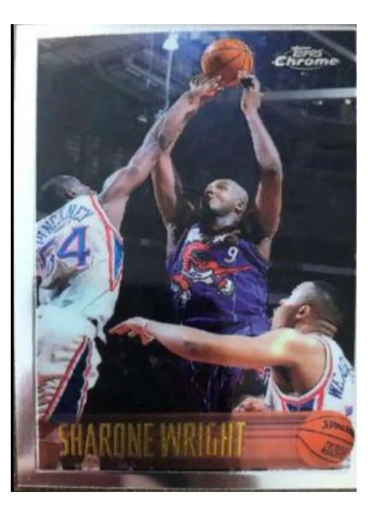 1996 Topps Chrome Sharone Wright #84 card