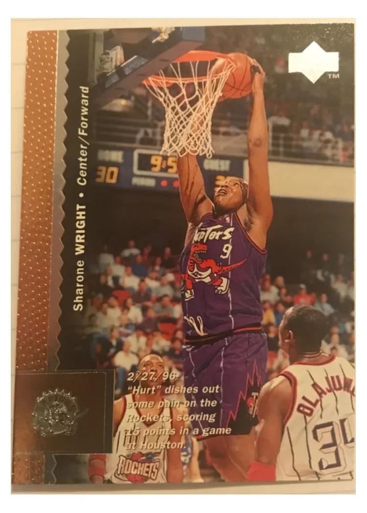 1996 Upper Deck Sharone Wright #122 card