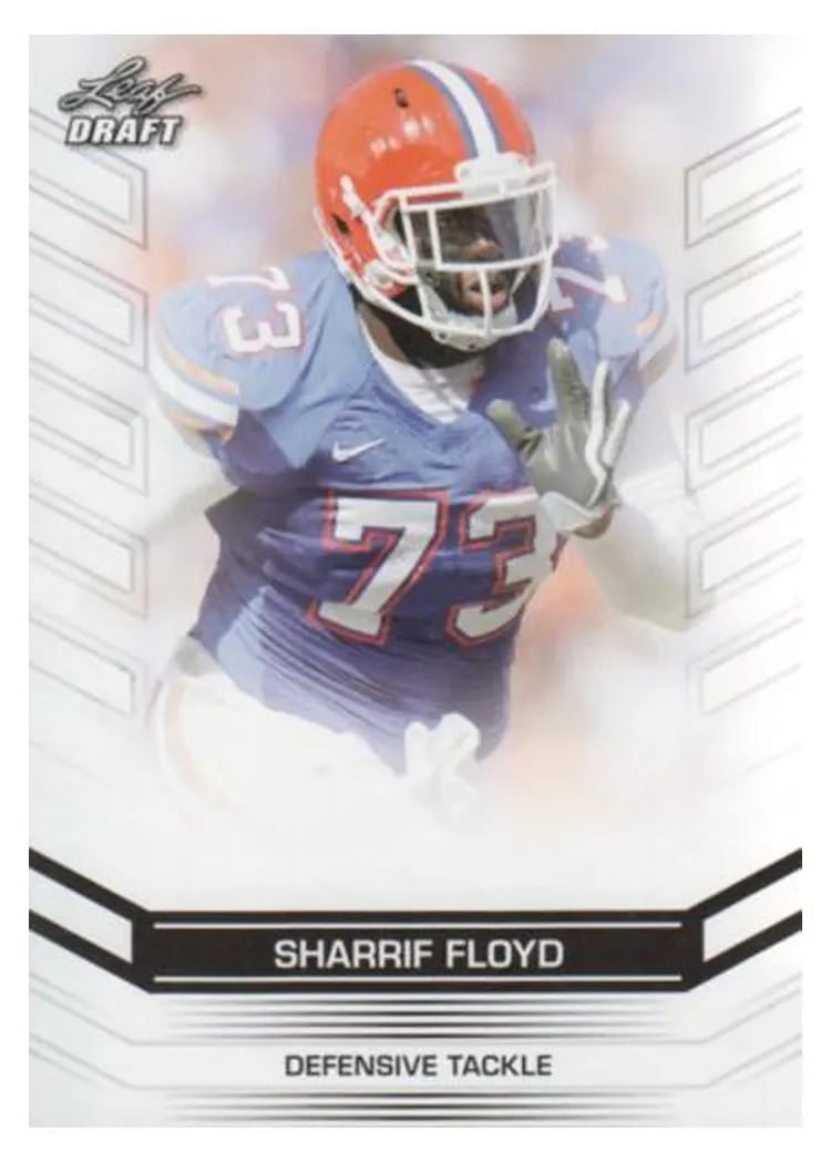 2013 Leaf Draft Sharrif Floyd #63 card