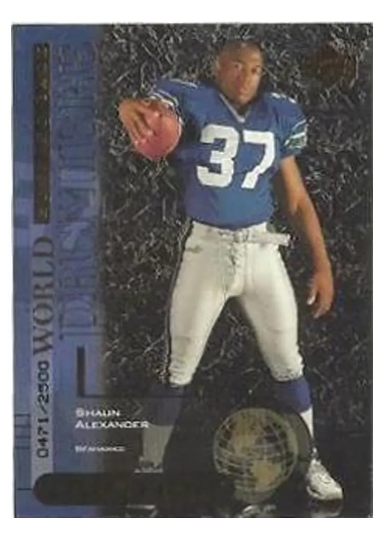 2000 Upper Deck Ovation Shaun Alexander #70 card