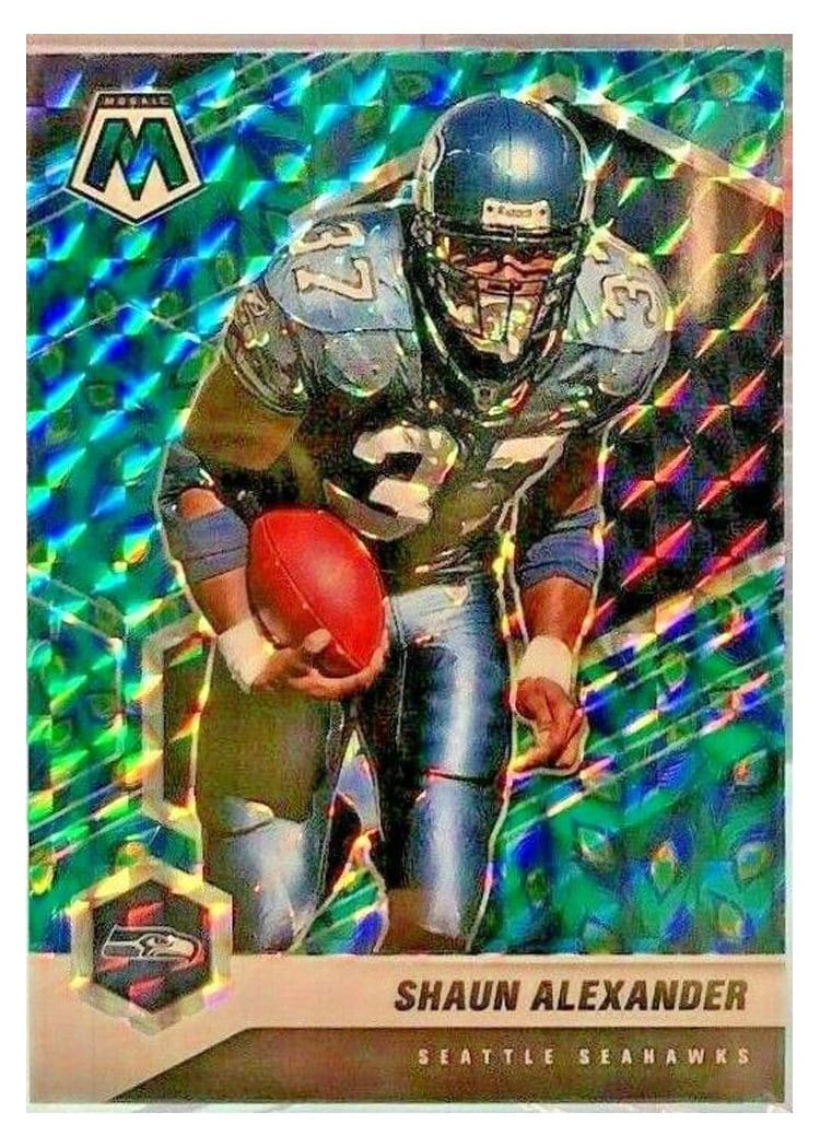 2021 Panini Mosaic Base Set Shaun Alexander #181 card