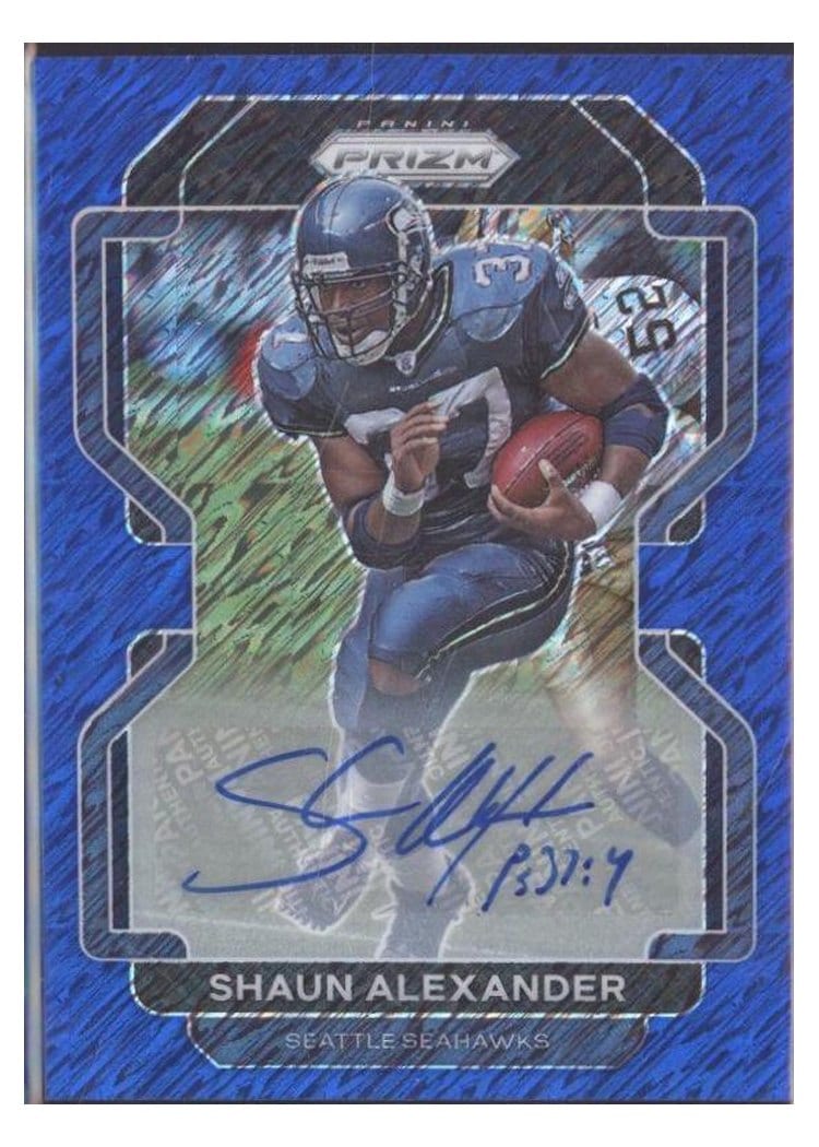 2021 Panini Prizm Base Set Shaun Alexander #50 card