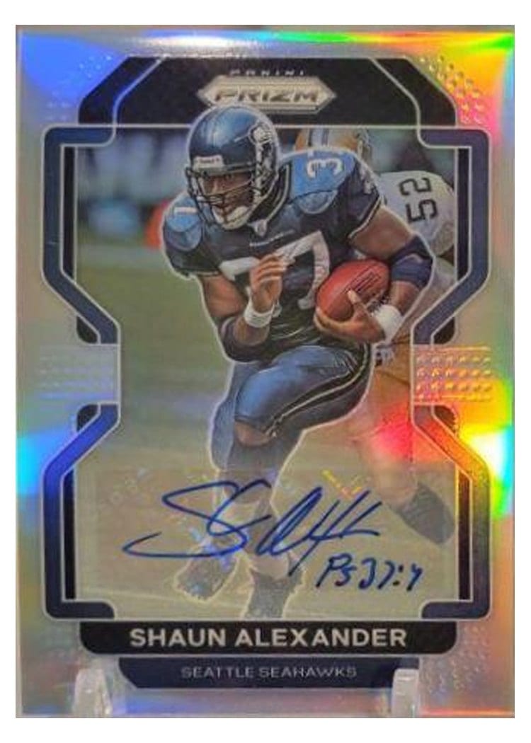 2021 Panini Prizm Base Set Shaun Alexander #50 card