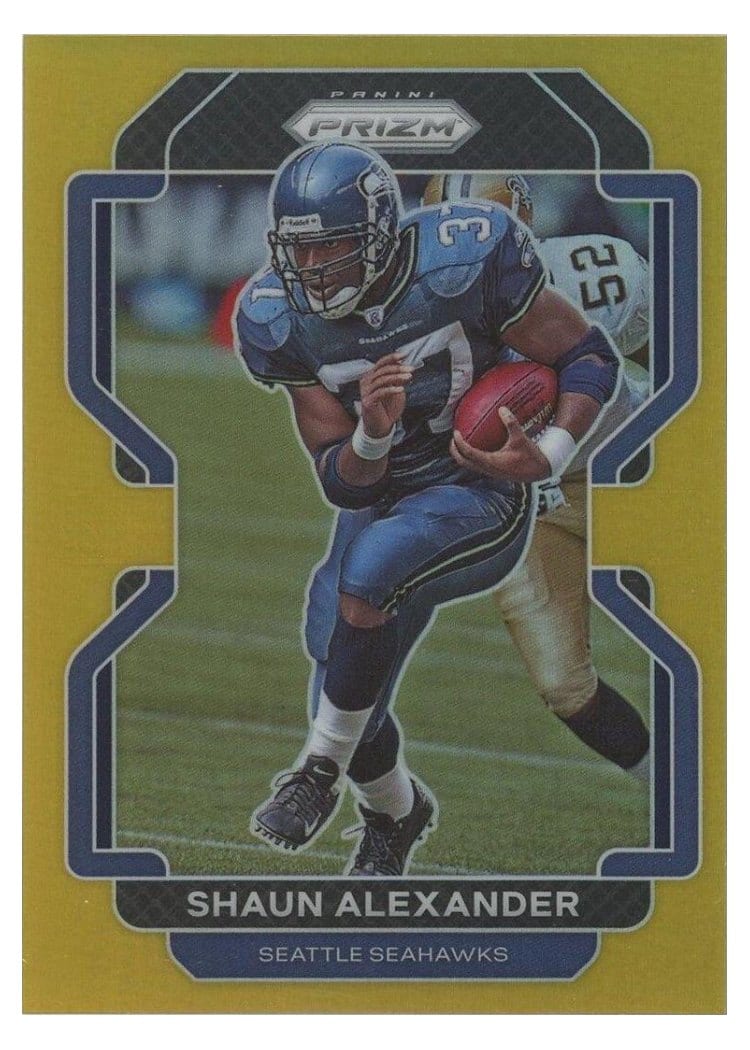 2021 Panini Prizm Base Set Shaun Alexander #50 card