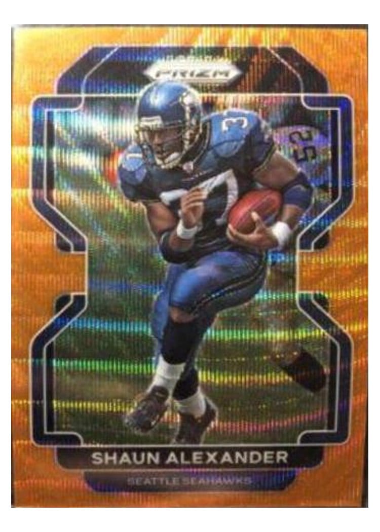 2021 Panini Prizm Base Set Shaun Alexander #50 card