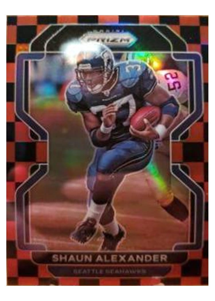 2021 Panini Prizm Base Set Shaun Alexander #50 card