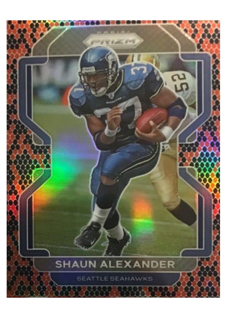 2021 Panini Prizm Base Set Shaun Alexander #50 card