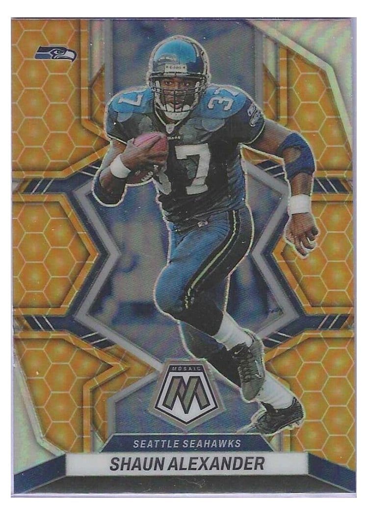 2022 Panini Mosaic Base Set Shaun Alexander #174 card