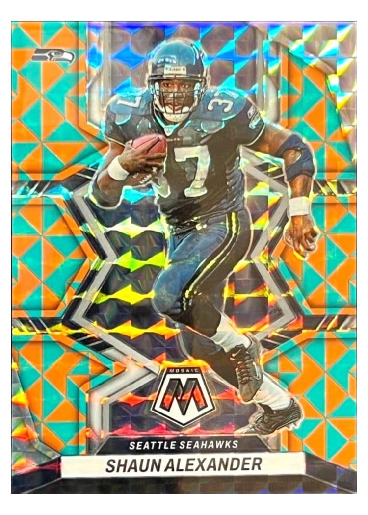 2022 Panini Mosaic Base Set Shaun Alexander #174 card