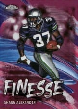 2024 Topps Chrome Finesse Shaun Alexander #F-22 card