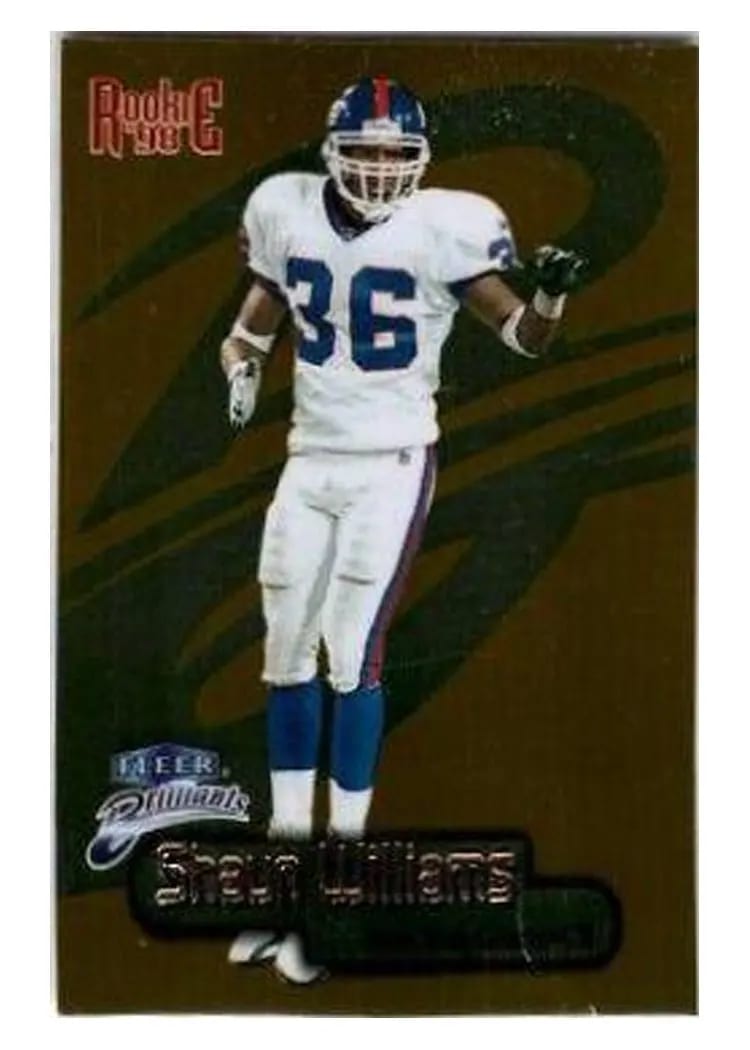 1998 Fleer Brilliants Shaun Williams #144G card