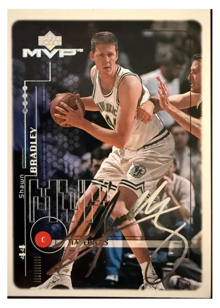 1999 Upper Deck MVP Shawn Bradley #31 card