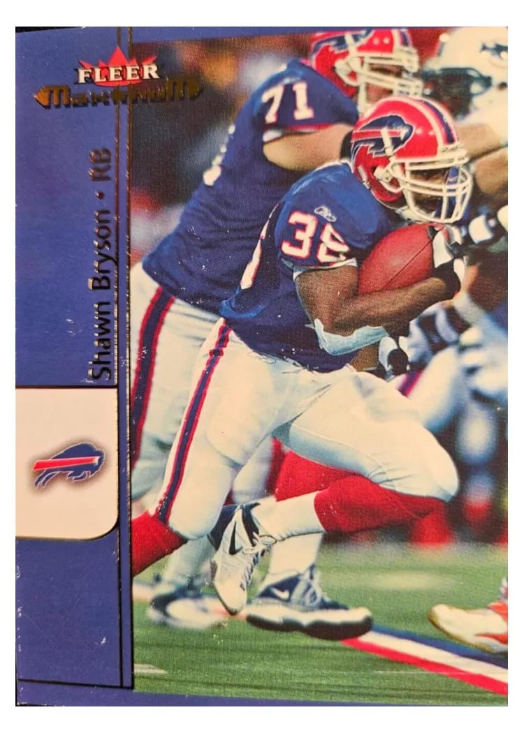 2002 Fleer Maximum Shawn Bryson #154 card