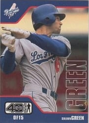 2002 Upper Deck 40-Man Base Set Shawn Green #681 card