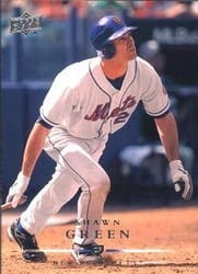 2008 Upper Deck Base Set Shawn Green #158 card