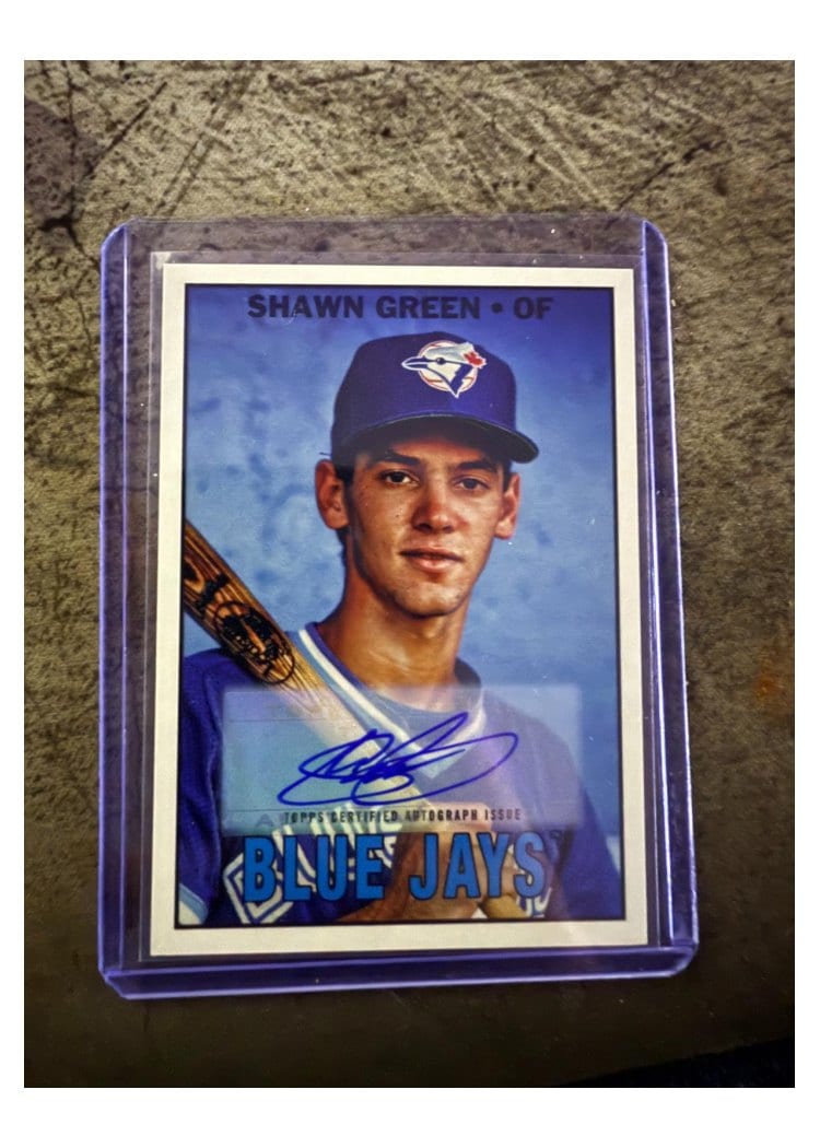 2023 Topps Pro Debut MiLB Legends Autographs Shawn Green #MILB-13 card