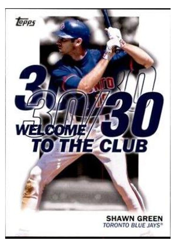 2023 Topps Welcome to the Club Shawn Green #WC-21 card