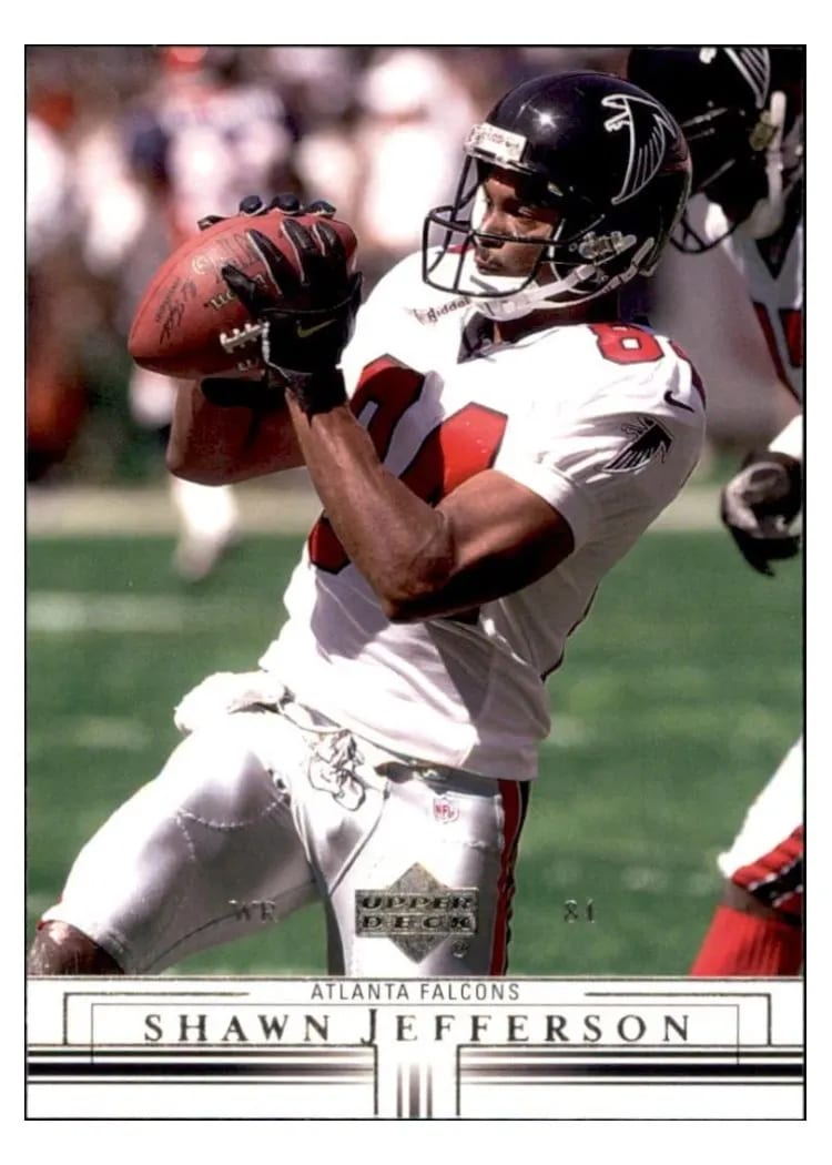 2001 Upper Deck Shawn Jefferson #8 card